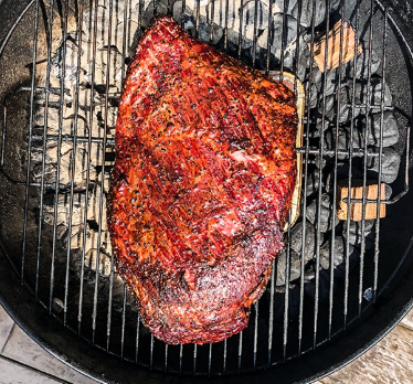 How to cook brisket on charcoal grill?