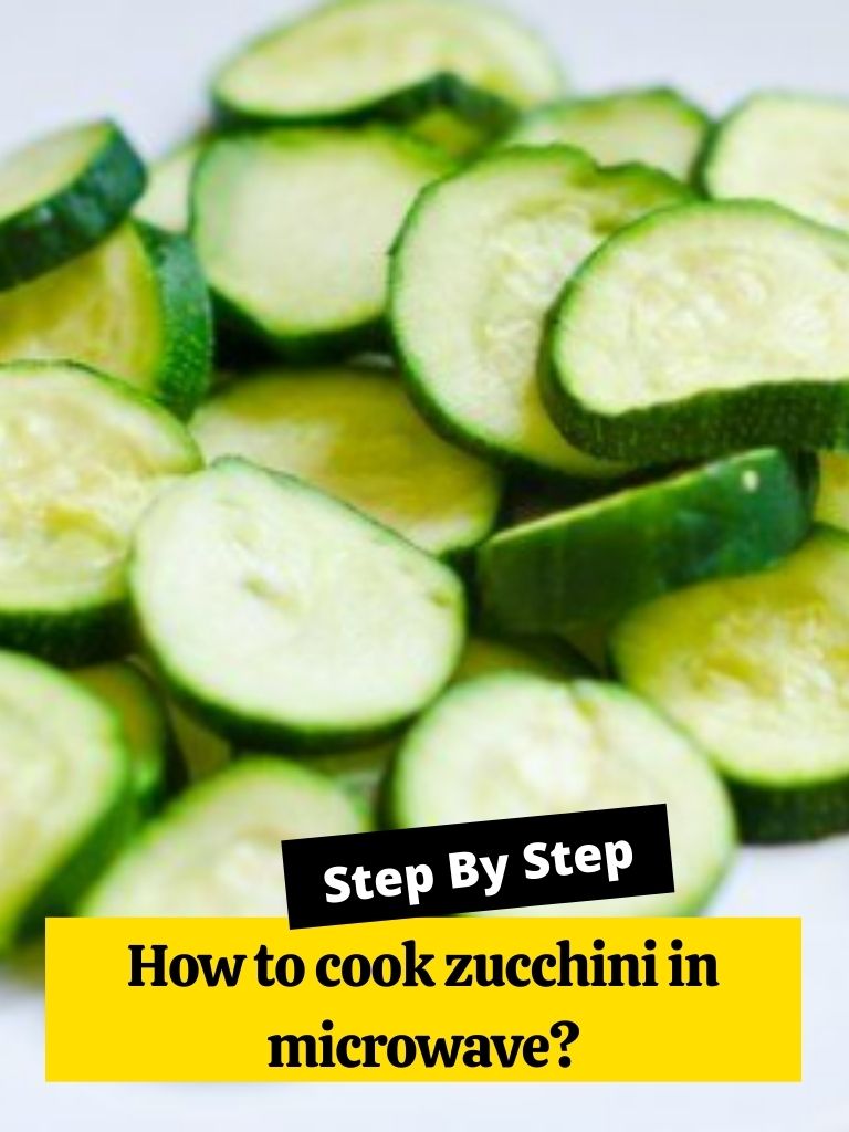 How to cook zucchini in microwave?