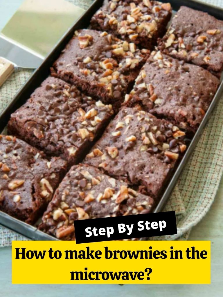 How to make brownies in the microwave? How to Cook Guides