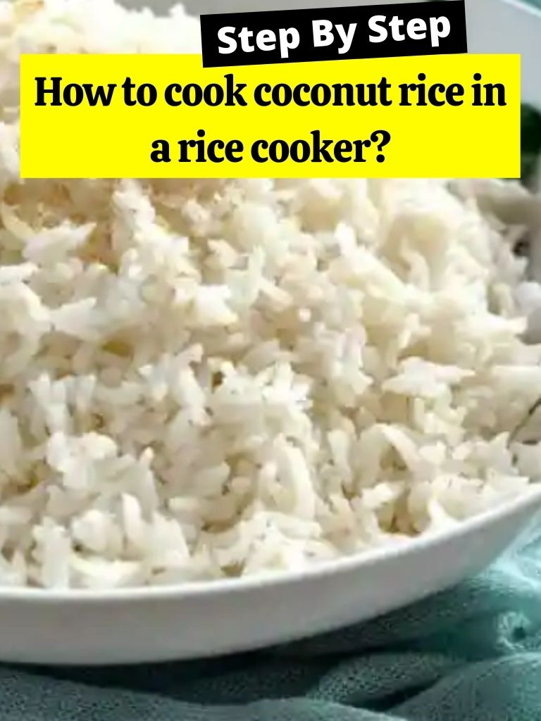 How to cook coconut rice in a rice cooker?