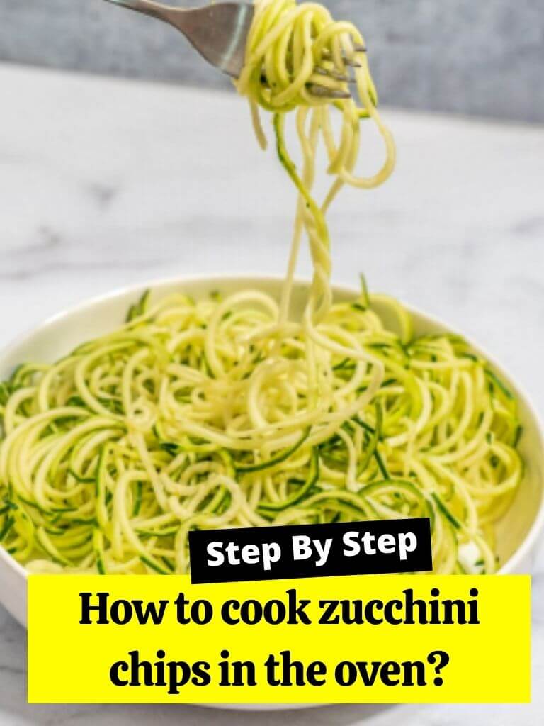 How to cook zucchini noodles in the oven?